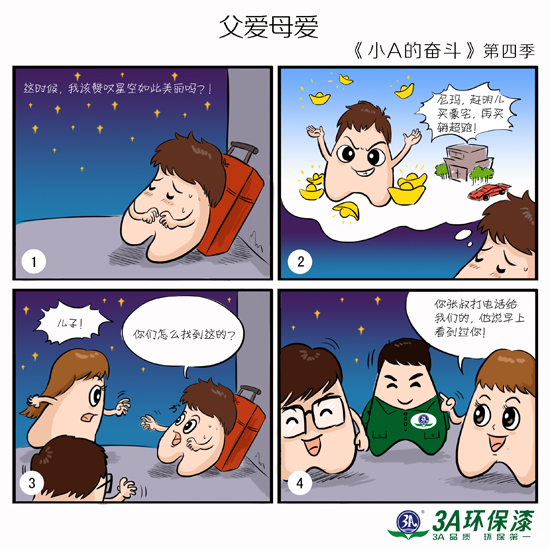 3A族再現江湖,小A奮斗創業傳播正能量